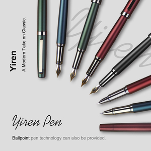YIREN 럭셔리 블랙 잉크 펜 베스트 셀러 빈티지 문구 선물 프로모션 빅 펜촉 만년필 - Product Image 2