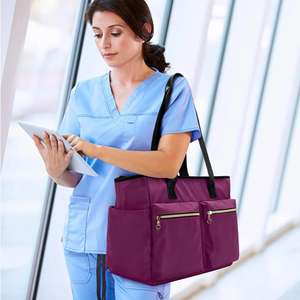 Custom Large <b>Nurse</b> <b>Tote</b> <b>Bag</b> with Pocket and Zipper <b>Nurse</b> <b>Bags</b> for Work <b>Tote</b> <b>Bag</b> - Product Image 3