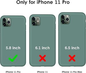 Per <span class=keywords><strong>iPhone</strong></span> <span class=keywords><strong>11</strong></span> <span class=keywords><strong>Pro</strong></span> 5.8 "custodia 2019, <span class=keywords><strong>Cover</strong></span> in Silicone Full-hovered protezione fotocamera e schermo con cuscino a griglia a nido d'ape - Product Image 2