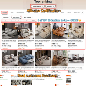 Sofá Moderno de Lujo en Forma de L, Sofá de Tela de 3 Plazas Reclinable, Conjunto de Sofás Combinados Reclinables, Muebles para Sala de Estar - Product Image 5