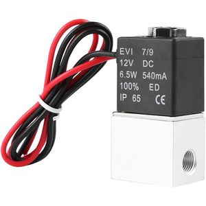 Vanne solénoïde à 2 voies normalement fermée Beduan 12V DC 1/8 NPT Corps en aluminium IP65 - Product Image 1