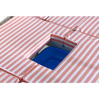 C05S Luxury Manual Integral Side Flip Nursing Bed Stryker Frame in Home Application Made of ABS Material for Hospital Use