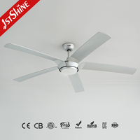 Ventilateur de plafond intelligent 1stshine 65 pouces, nouveau modèle, ultra silencieux, avec assistant vocal TUYA, contrôle Wi-Fi et éclairage LED