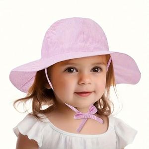 Sombrero de Pescador Ligero de Algodón para Bebés y Niños, Ideal para el Verano y Actividades al Aire Libre - Product Image 1