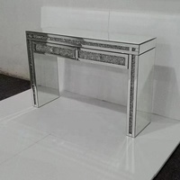 Armoire à tiroirs carrée en argent miroir de haute qualité sur mesure pour salon