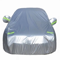 Housse de voiture imperméable et résistante aux UV en tissu composite 170T Spunlace, anti-poussière, avec coutures double couche – Accessoires automobiles