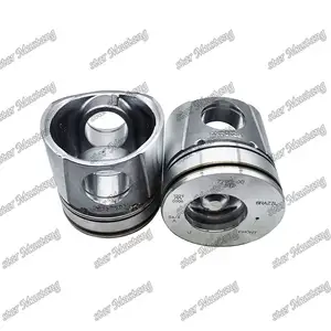 4BT 4D102 6BT 6BT5.9 6D102 Piston 50mm yanma odası 6738-31-2110 6738-31-2111 3957795 3807795 Cummins için uygun