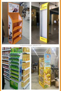 Estantes de exhibición de hierro forjado directos de fábrica Estantes de bebidas de metal convenientes para supermercados Tiendas de conveniencia Comisarios - Product Image 4