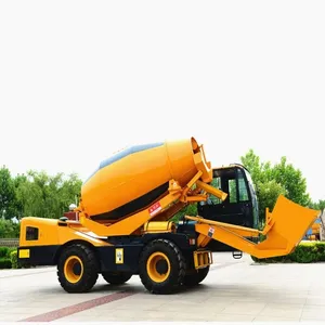 Factory Direct Selling Price Self Loading Mobile 3.5m3 Self Loading Concrete Mixer Truck