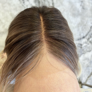 Peluca Personalizada con Nudos Invisibles, Sin Pegamento, Cabello Humano Natural Kosher, con la Mejor Base de Encaje HD, Pelucas Judías para Mujeres - Product Image 1