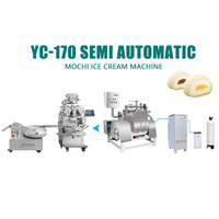 Nouvelle machine industrielle de production de mochi 220V, haute productivité, commande tactile, machine automatique d'encrustage pour pâtisserie et desserts mochi