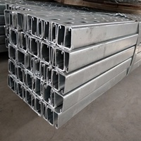 Structure de montage solaire pré galvanisée C Channel Système de montage solaire GI Steel C Channel Steel