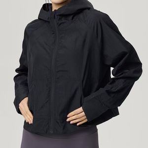 Women's Long Sleeve UV Protection Sun Shirt <b>Cooling</b> Outdoor Fitness Hooded <b>Jacket</b> | Lulu Style Lightweight Active Wear - Product Image 1