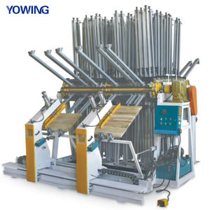 Machine de serrage rotative pour panneaux en bois massif hydraulique - Product Image 1