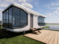 Livraison rapide, maison-capsule préfabriquée, hôtel-pod, cabane modulaire mobile, isolation acoustique, installation rapide