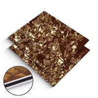 Plaque de protection de guitare en bronze nacré 4 plis en gros pour pièces de guitare