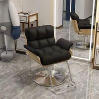 Chaise de barbier haut de gamme en cuir synthétique de luxe léger, inclinable, réglable en hauteur, rotative, durable, professionnelle pour salon de coiffure