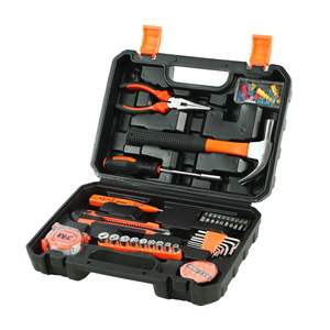 Caja de Herramientas JG-04-12 de 37x28x8cm para Uso Doméstico con Juego de 109 Piezas de Herramientas de Acero al Carbono - Product Image 2