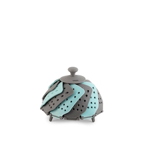 Cesta para cocinar verduras, color gris oscuro y azul claro, de polipropileno, para cocinar al vapor - Product Image 1