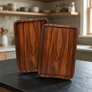 Planches à découper en bois de palissandre 20x15x5cm, épaisseur 2,0cm, écologiques, durables, OEM, personnalisables, vente en gros |   Aqudus Saleem Inde - Product Image 2
