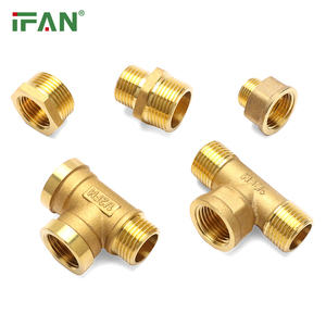 IFAN Factory Supply 1/2 "-2" Pulgadas NPT BSP Rosca Reductor igual Conector macho hembra CW617 Accesorios <span class=keywords><strong>de</strong></span> tubería <span class=keywords><strong>de</strong></span> latón - Product Image 3