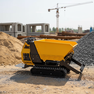 Mini-dumper sur chenilles 280 kg avec fonction d'auto-déchargement pour la construction et l'exploitation minière, moteur puissant - Product Image 3