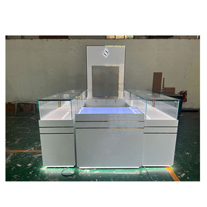 Thiết kế Nước hoa kiosk với quầy thu ngân kính cường lực nước hoa hiển thị trường hợp - Product Image 1