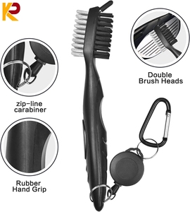 Ensemble cadeau de golf personnalisé à prix d'usine, serviette de golf en microfibre magnétique, brosse de golf promotionnelle - Product Image 2