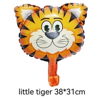 Ballons en aluminium pour enfants, jouet gonflable pour fête à thème zoo, accessoires pour ballons en aluminium de petite taille