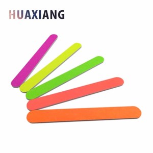 Custom Emery Board Fluorescent Color Nail File Sponge Nail Files