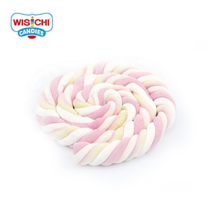 Trasporto del campione halal twist marshmallow <span class=keywords><strong>caramelle</strong></span> di vendita calda variopinta twist marshmallow caramella - Product Image 5