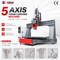 Machine de gravure sur mousse CNC 5 axes Yudiao, équipement de sculpture sur blocs de mousse et de bois 3D avec accessoire rotatif