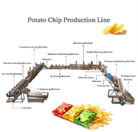Ligne de production de machines pour la fabrication de chips de pommes de terre fraîches industrielles - Prix