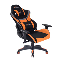 Chaise de bureau pivotante ergonomique moderne en cuir synthétique OEM personnalisée avec hauteur réglable pour les joueurs à domicile