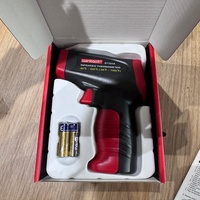 Thermomètre infrarouge WT323A avec écran LCD en plastique, thermocouple de type K, résolution 0,1, pointeur laser, rétroéclairage, batterie