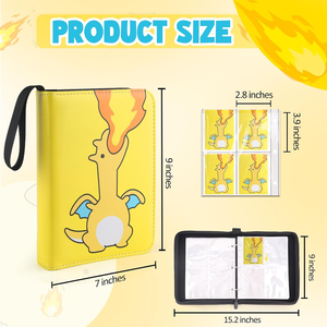 MIO fornitore diretto all'ingrosso raccoglitore di <span class=keywords><strong>carte</strong></span> con cerniera 4 tasche per <span class=keywords><strong>carte</strong></span> Pokemone - Product Image 2