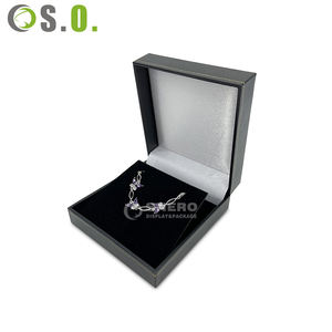 Caja de Joyería de Plástico de Alta Gama, Caja de Pulseras de Papel Imitación Cuero de Buena Calidad, Elegante Juego de Cajas para Joyas, Colgantes y Pendientes - Product Image 6