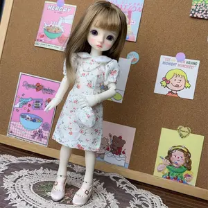 Retro Cute Cheongsam Dress For 1/6 BJD Doll 12 Inch Doll Toy SD