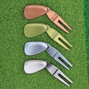 Golf Wedge Fork Zinc Alloy Electroplated Ball Repair <b>Tool</b> For Turf Maintenance - Product Image 4