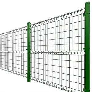 Panneau de clôture de jardin extérieur en treillis métallique horizontal double de 868 mm à vendre/clôture en treillis métallique à double tige avec la meilleure qualité