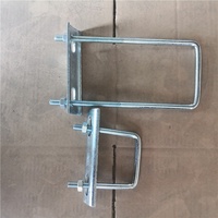 Pince de serrage pour tuyaux carrés de ferme, estampage automatique, Type U, différentes tailles de pinces à ciment