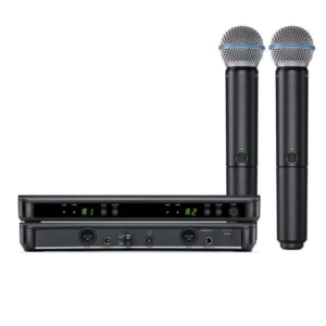 Chất lượng cao yhs BLX288 <span class=keywords><strong>Dual</strong></span> Channel Micro không dây kép cầm tay không dây PG58/beta58a Microphone kỹ thuật số Vocal hệ thống - Product Image 6