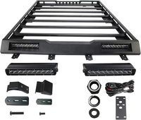 Suzuki Jimny 5 portes JC74, barre de toit en alliage d'aluminium, acier au carbone, pince de fixation de cadre de porte, accessoires tout-terrain MKD