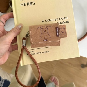 เคสหนังสีน้ำตาลสำหรับ AirPods Pro 3 ลายสุนัขเวสต์ไฮแลนด์  ฝาครอบป้องกันสำหรับหูฟังไร้สาย Apple AirPods 2/3 - Product Image 1