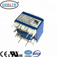 Transformateur de puissance d'isolation Pcb OEM Ce ul EI28 120v 220v 230v Sortie 6v 12v 15v 24v Haute Qualité EI28 2va