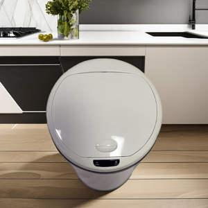 <span class=keywords><strong>Poubelle</strong></span> de cuisine intelligente en acier inoxydable avec capteur d'induction, grande capacité de <span class=keywords><strong>50</strong></span> <span class=keywords><strong>L</strong></span>, alimentée par batterie - Product Image 6