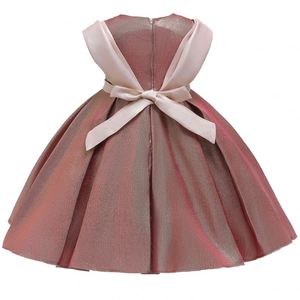 Último Diseño de Vestido Baige para Niña, Vestido de Fiesta para Niñas de 3 a 8 Años, Ropa Infantil L5185 - Product Image 5