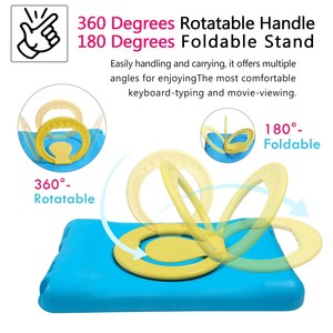 HGD para Ssamsung Tab A7 10,4 "2020/<span class=keywords><strong>2022</strong></span> (2/T505/T509) Funda <span class=keywords><strong>de</strong></span> espuma EVA a prueba <span class=keywords><strong>de</strong></span> golpes con soporte para los dedos en la parte posterior - Product Image 4