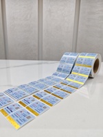 Étiquette holographique anti-contrefaçon à longueur illimitée pour la protection de la marque, personnalisable avec la conservation des données en double jeu