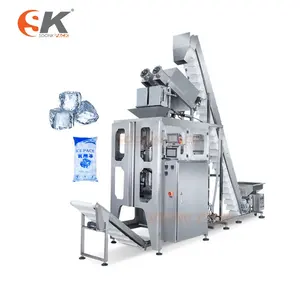 Lage Prijs 1Kg 2Kg 5Kg 10Kg Ijs Buizen Automatische Wegen Vullen Verpakking Machine Voor Ice Cube buis Ijs Verpakkingsmachine